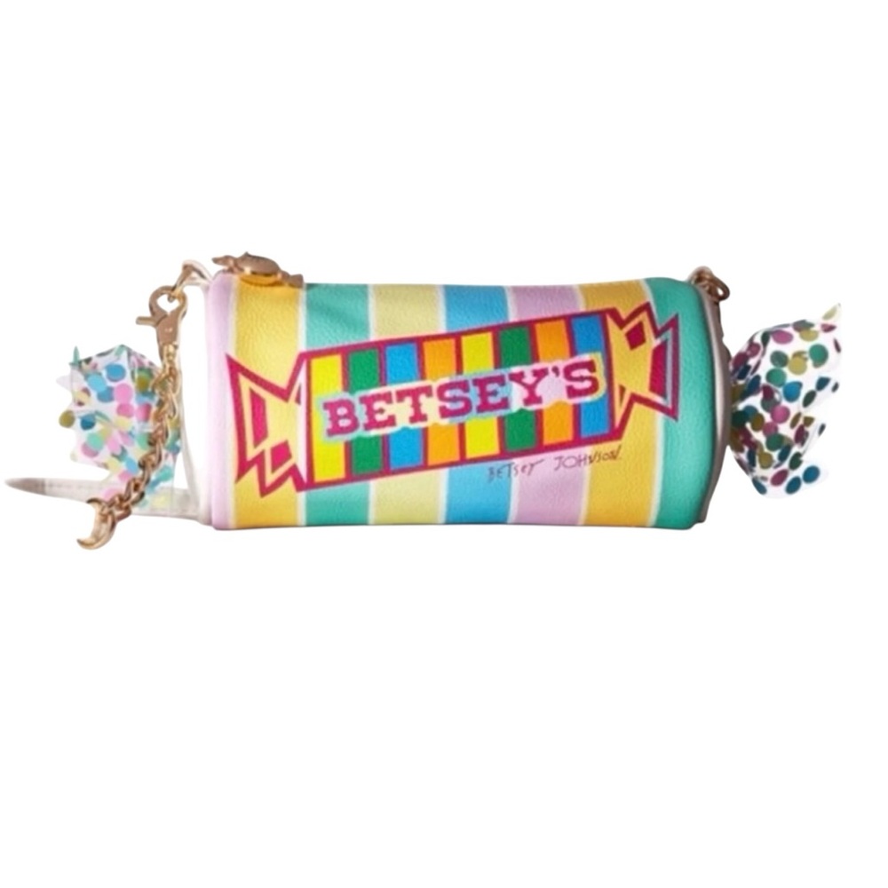Betsey Johnson Smartie Pants Kitsch Crossbody Bag - Picture 13 of 13